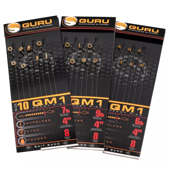 GURU przypony QM1 BAIT BANDS 10cm 0,22mm #12
